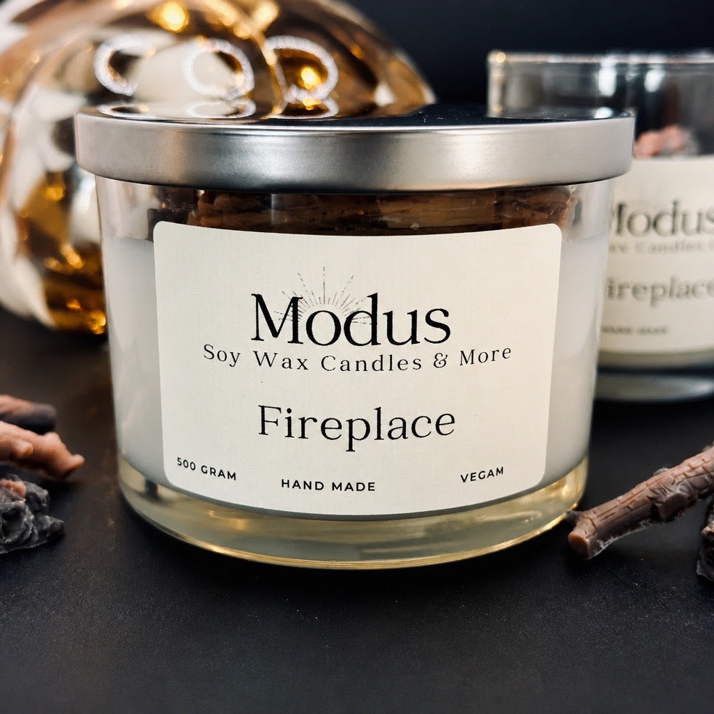 Fireplace Sojawas Kaars - Modus Candles & More