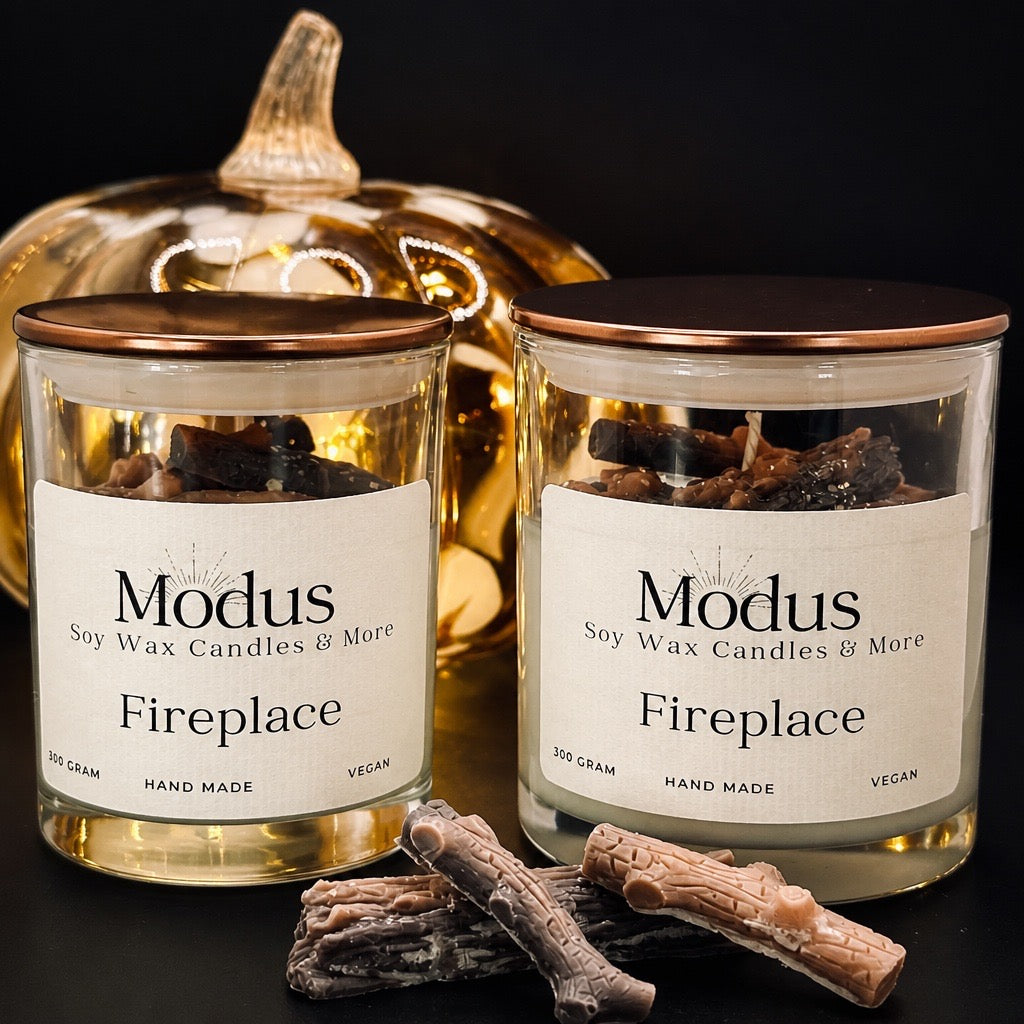 Fireplace Sojawas Kaars - Modus Candles & More