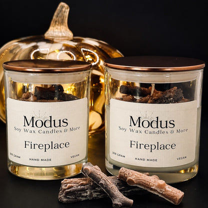 Fireplace Sojawas Kaars - Modus Candles & More