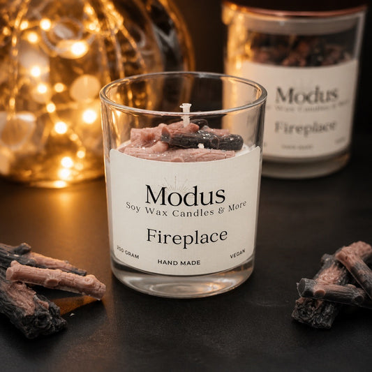 Fireplace Sojawas Kaars - Modus Candles & More