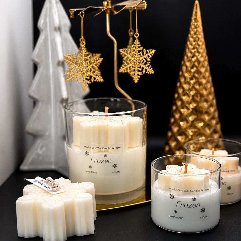 Frozen sojawas geurkaars. - Modus Candles & More