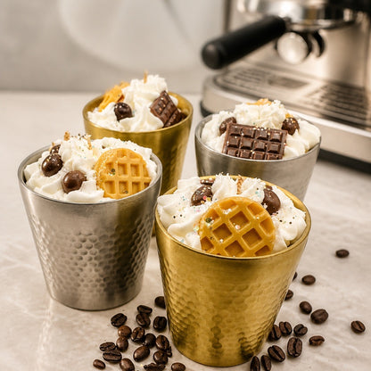 Limited Edition. Cozy Caramel Latte Sojawas geurkaars - Modus Candles & More