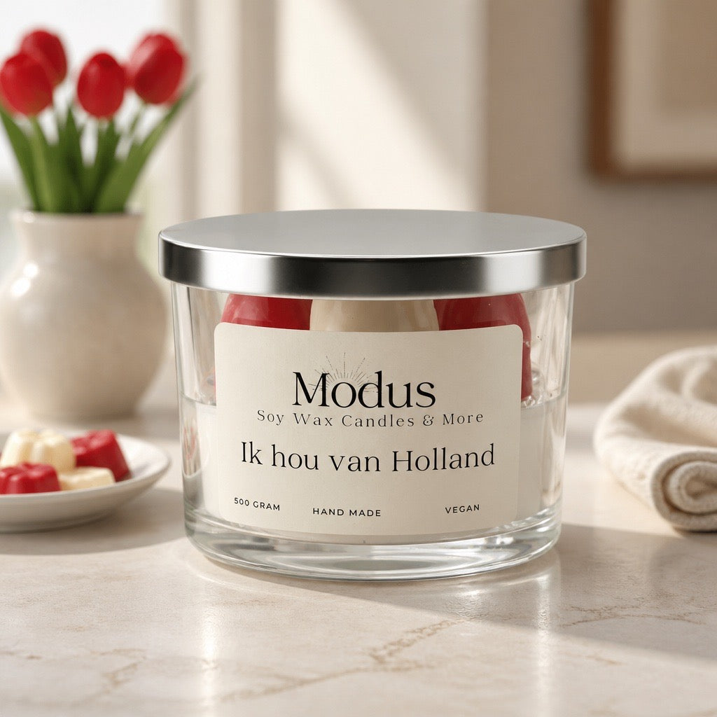 Ik hou van Holland Sojawas Kaars - Modus Candles & More