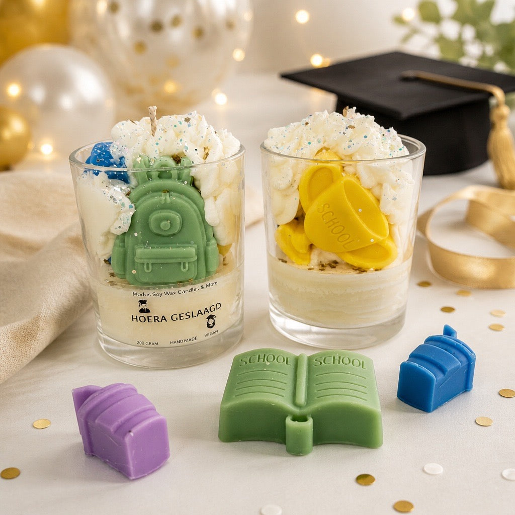 Geslaagd sojawas geurkaars - Modus Candles & More