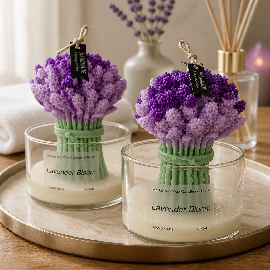 Lavender Bloom sojawas geurkaars - Modus Candles & More