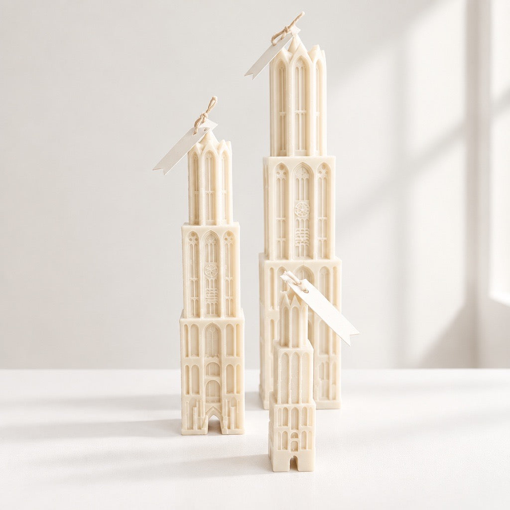 Domtorenkaars Utrecht wit