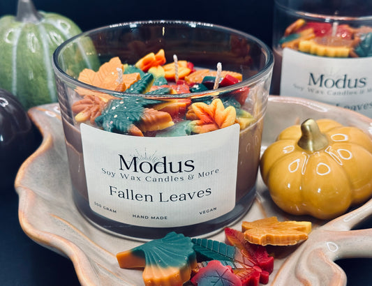 Fallen Leaves Sojawax Kaars - Modus Candles & More