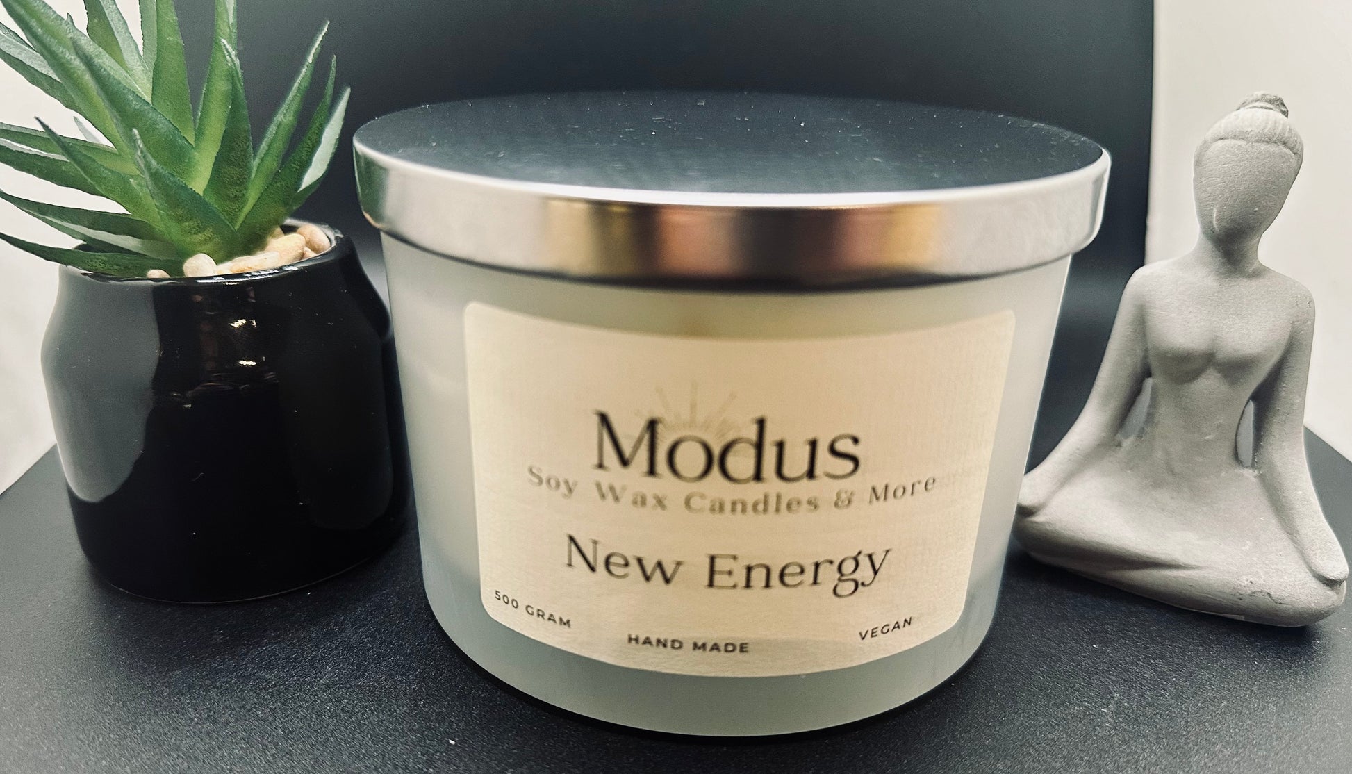 New Energy Soy Wax Candle 500 gram - Modus Candles & More
