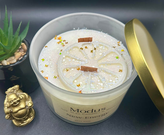 New Energy Soy Wax Candle 500 gram - Modus Candles & More