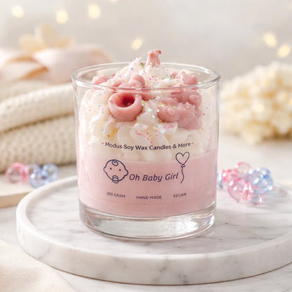 Oh Baby (boy/girl) Sojawas geurkaars - Modus Candles & More