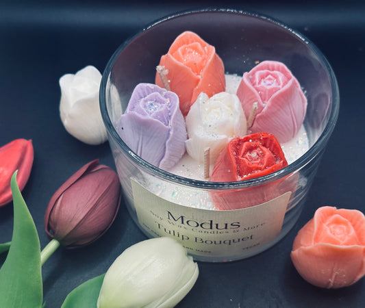 Tulip Bouquet Soy Wax kaars - Modus Candles & More
