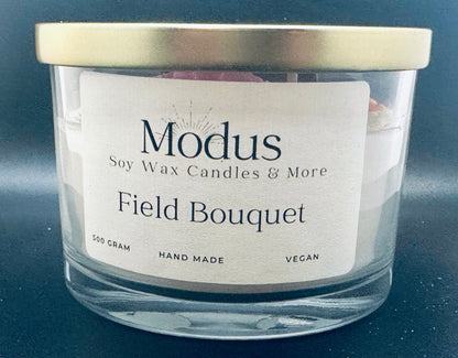 Field Bouquet Soy Wax kaars - Modus Candles & More