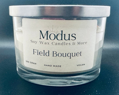 Field Bouquet Soy Wax kaars - Modus Candles & More