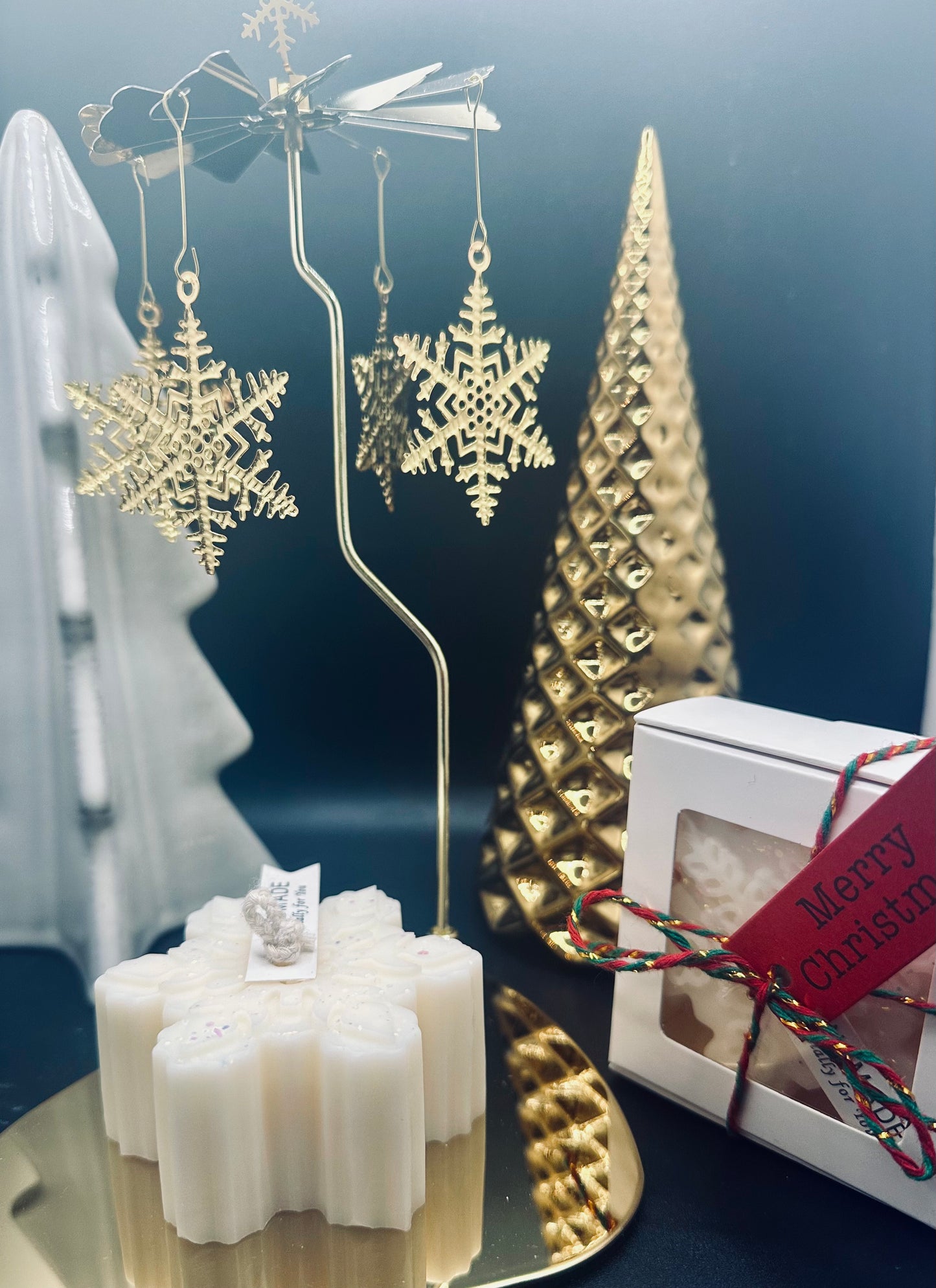 Frozen sojawas geurkaars.