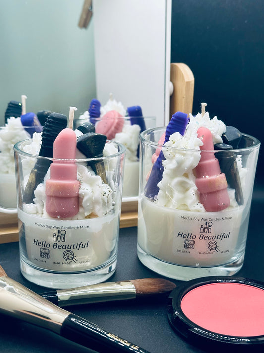 Hello Beautiful Sojawas geurkaars - Modus Candles & More