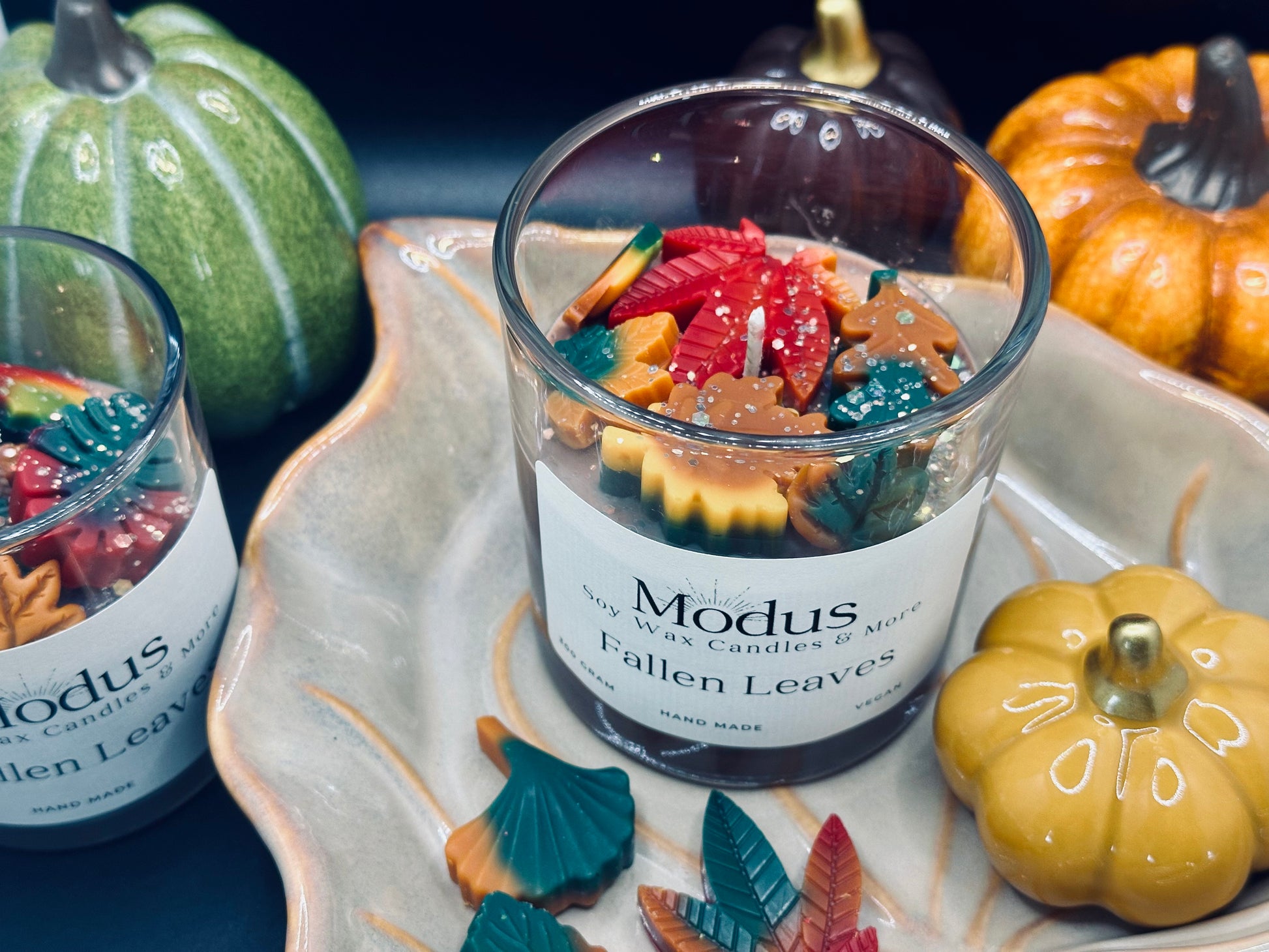 Fallen Leaves Sojawax Kaars - Modus Candles & More