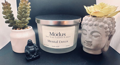 Mental Detox Soy Wax Kaars - Modus Candles & More