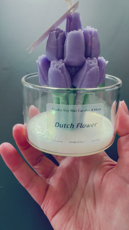 Dutch Flower soja was geurkaars