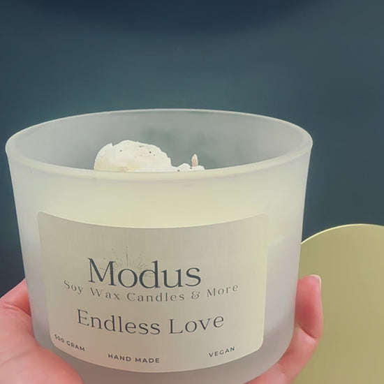 Endless love Soy Wax Kaars 500 gram - Modus Candles & More