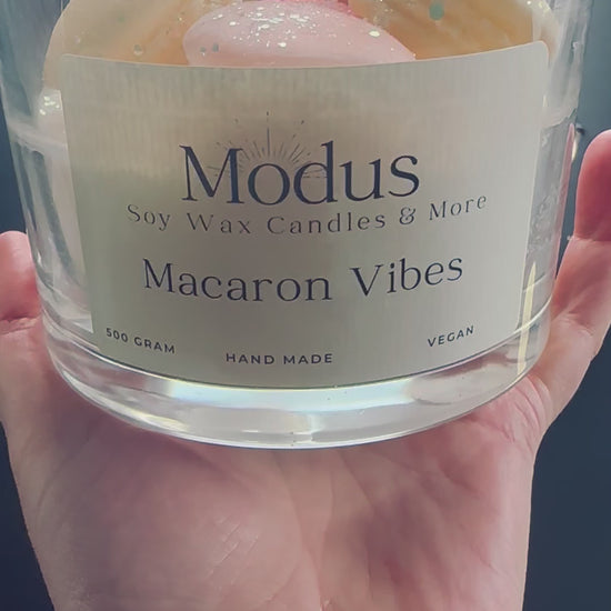 Macaron Vibes Soy Wax Kaars - Modus Candles & More