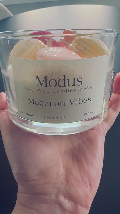Macaron Vibes Soy Wax Kaars - Modus Candles & More