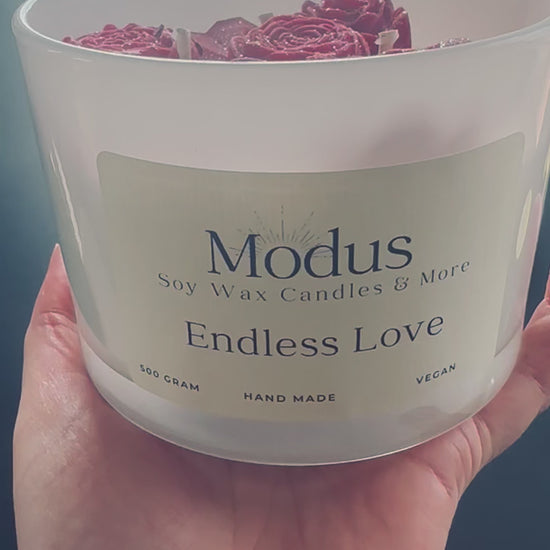 Endless love Soy Wax Kaars 500 gram - Modus Candles & More