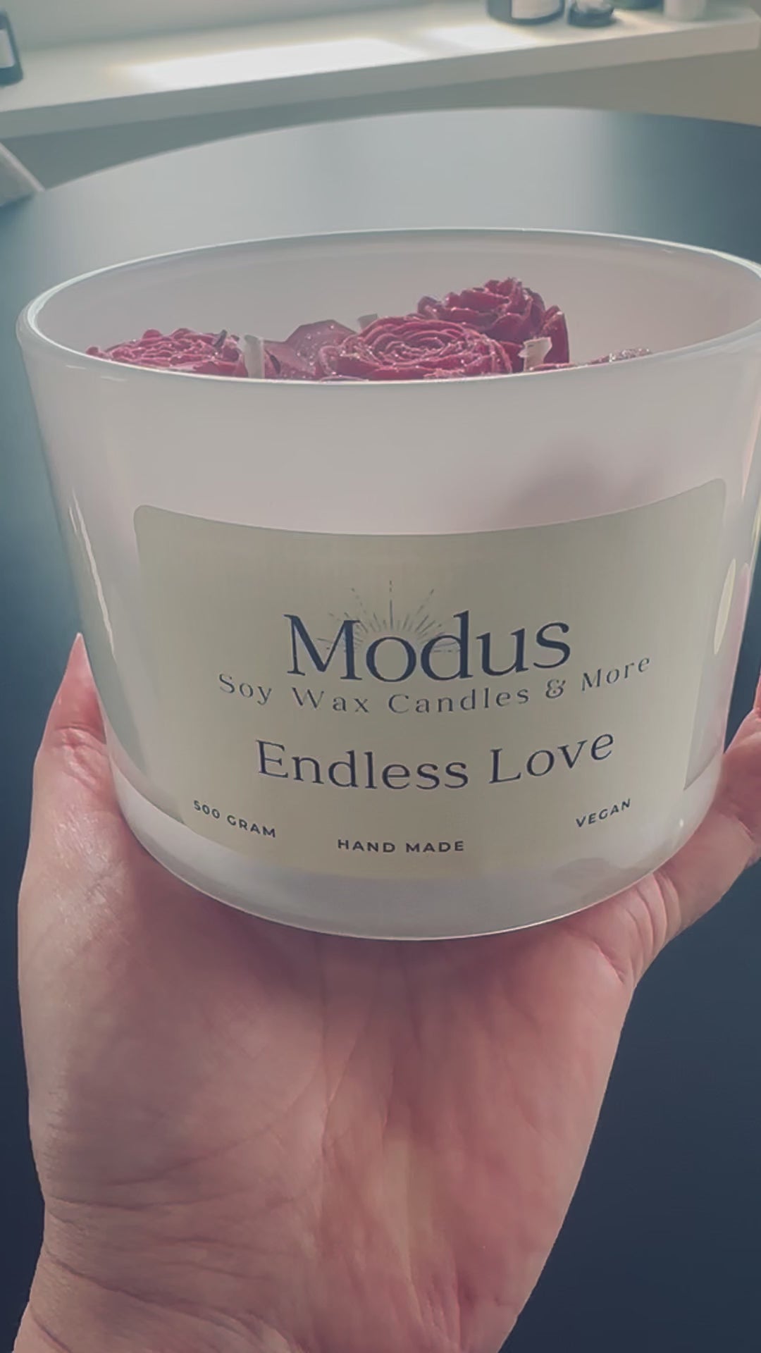 Endless love Soy Wax Kaars 500 gram - Modus Candles & More