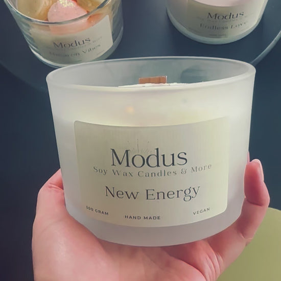 New Energy Soy Wax Kaars - Modus Candles & More