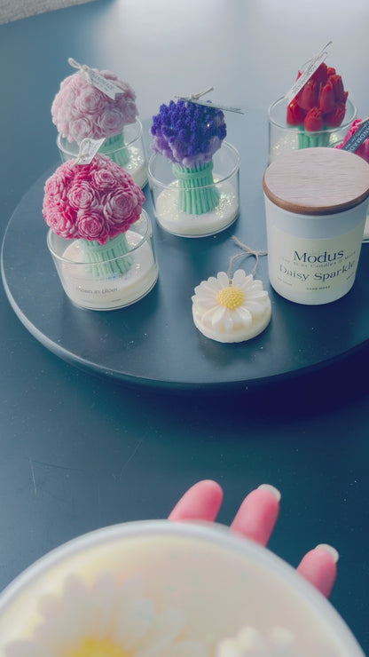 Daisy Sparkle sojawas geurkaars.