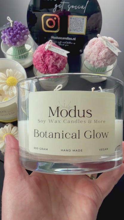 Botanical Glow sojawas geurkaars.
