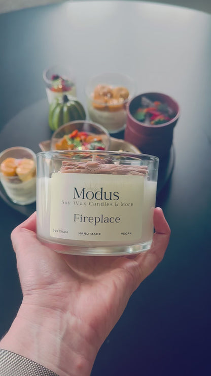 Fireplace Sojawas Kaars