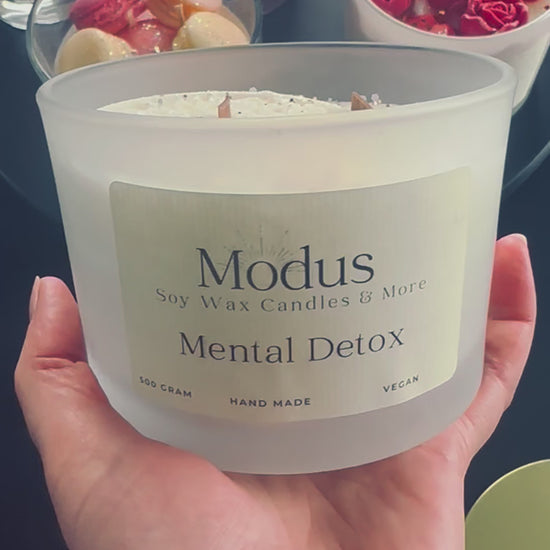 Mental Detox Soy Wax Kaars - Modus Candles & More