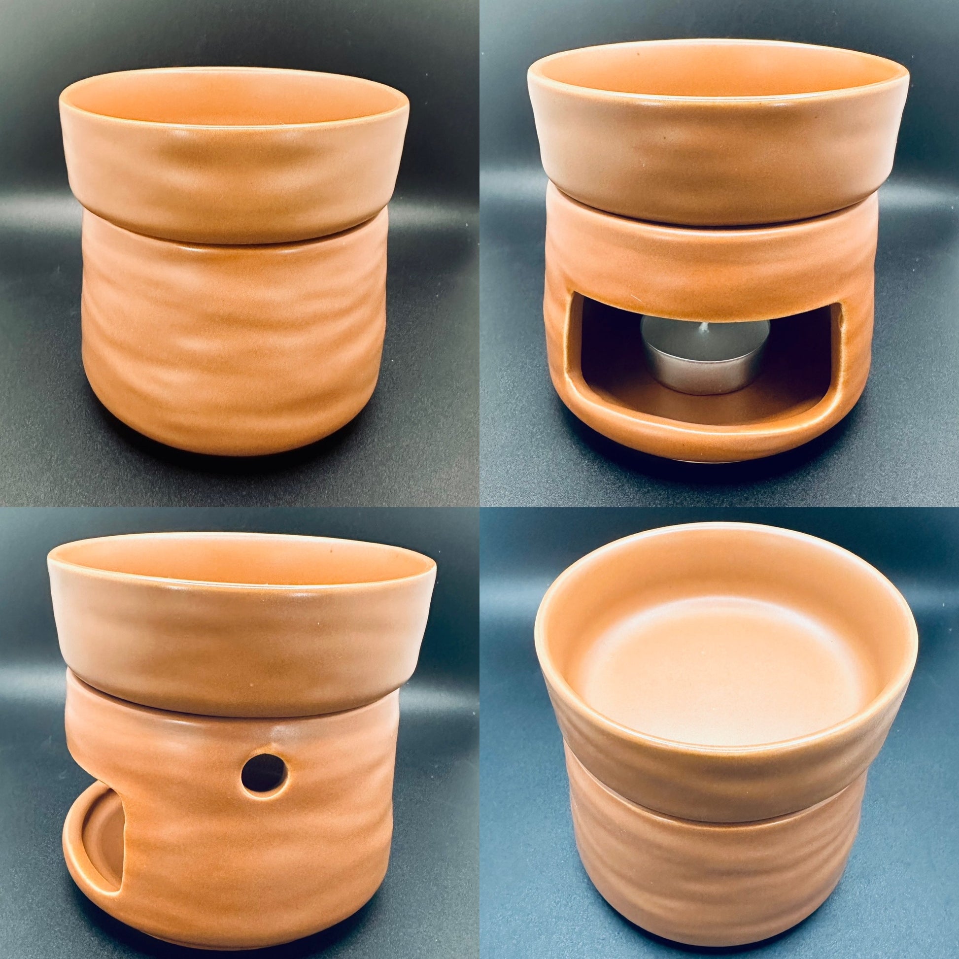 Wax Brander bruin met minimalistisch design - Modus Candles & More